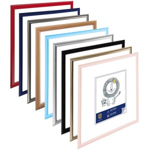 Henzo Cornice di plastica Napoli 40x40 cm rosa