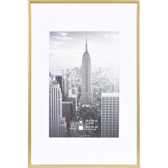 Telaio in alluminio Henzo Manhattan 30x45 cm oro