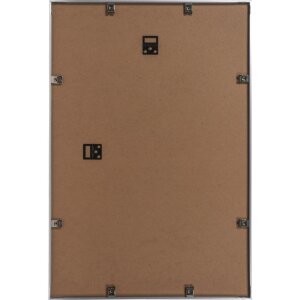 Henzo Telaio in alluminio Portofino 30x45 cm argento con passepartout 20x30 cm