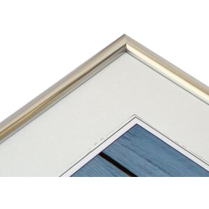Henzo Cornice in plastica Napoli 60x90 cm argento