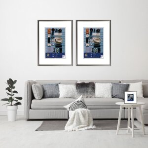 Telaio in plastica Henzo Napoli 70x100 cm in acciaio