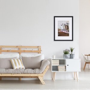 Cornice in legno Jardin 60x90 cm nero