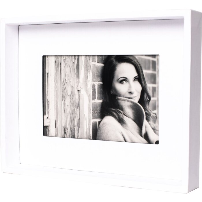 Passepartout cornice 10x15 cm bianco