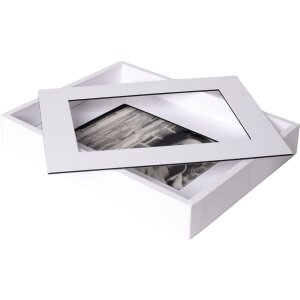 Passepartout cornice 10x15 cm bianco