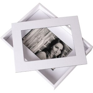 Passepartout cornice 10x15 cm bianco
