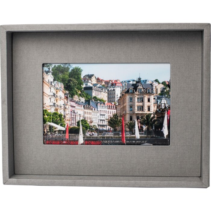 Passepartout cornice 10x15 cm grigio