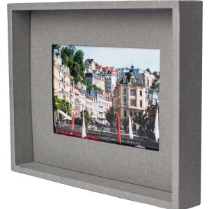 Passepartout cornice 10x15 cm grigio