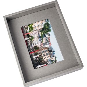 Passepartout cornice 10x15 cm grigio