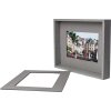 Passepartout cornice 10x15 cm grigio