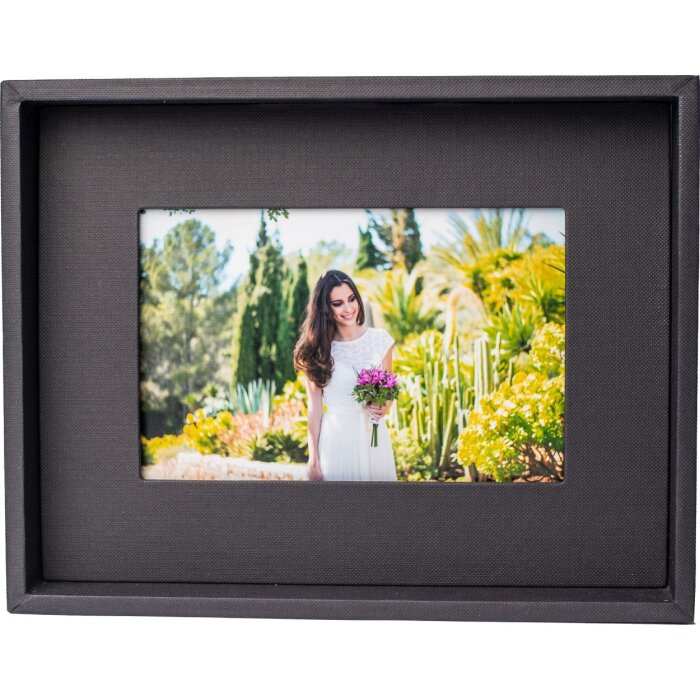Passepartout cornice 10x15 cm nero