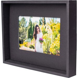 Passepartout cornice 10x15 cm nero