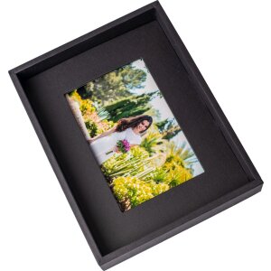 Passepartout cornice 10x15 cm nero