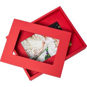 Cornice Passepartout 10x15 cm rosso