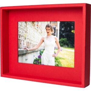 Cornice Passepartout 10x15 cm rosso