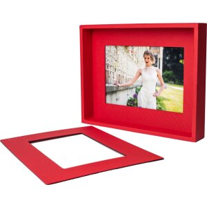 Cornice Passepartout 10x15 cm rosso