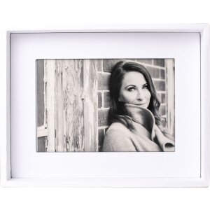 Passepartout cornice 13x18 cm bianco