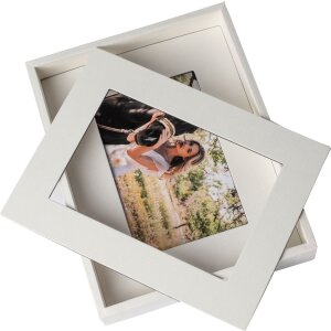 Passepartout cornice 13x18 cm crema