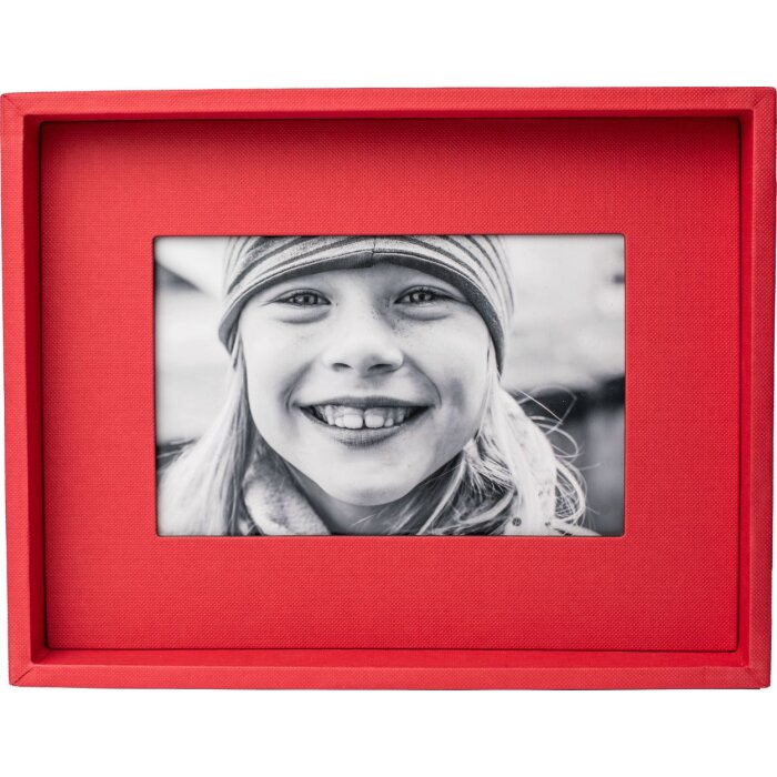 Passepartout cornice 13x18 cm rosso