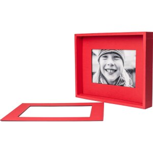 Passepartout cornice 13x18 cm rosso