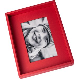 Passepartout cornice 13x18 cm rosso