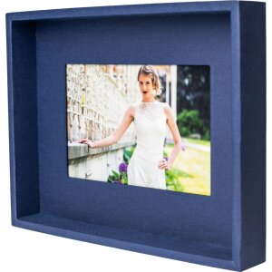 Passepartout cornice 13x18 cm blu