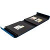 HNFD Album fotografico Lona lino blu 1000 foto 34,5x33 cm 168 pagine nere