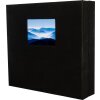HNFD Album fotografico Lona in lino nero 1000 foto 34,5x33 cm 168 pagine nere