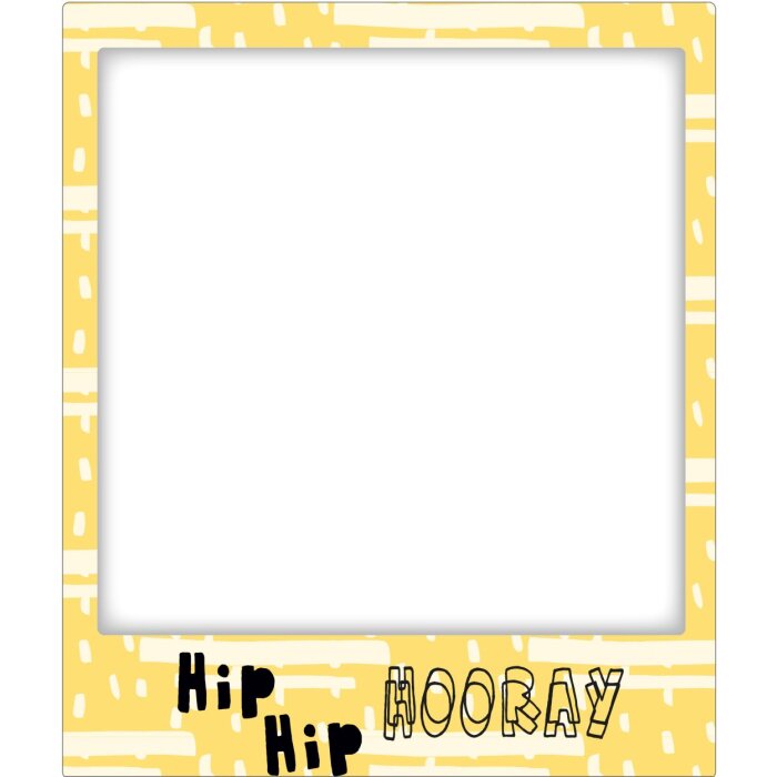 Cornice magnetica Hip Hip HOORAY 10x10 cm