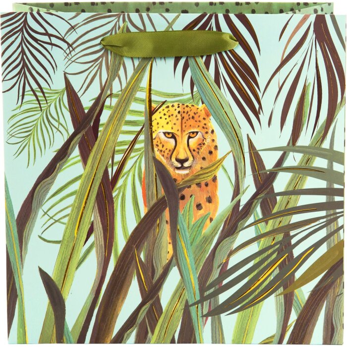 Borsa regalo Wild Life Leopard 27x13x33 cm