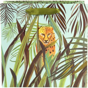 Borsa regalo Wild Life Leopard 27x13x33 cm