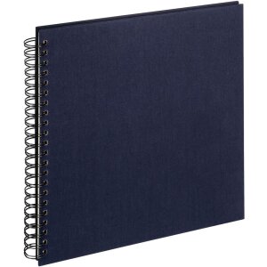 Album a spirale con copertina in lino 23x17 cm e 30x30 cm