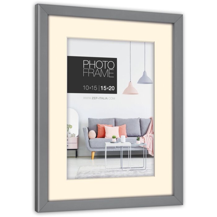 Cornice ZEP Edison 20x30 cm grigio