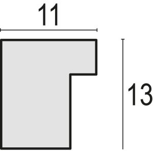 ZEP Cornice Edison 30x40 cm bianco