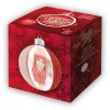 Foto Globo di neve 10x10 cm Ciondolo albero di Natale rosso