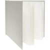 Album fotografico in lino Deknudt A66DF7 grigio 20x20 cm 20 pagine bianche
