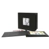 Album a vite A66DH240SI Copertina in lino nero 30x30 cm
