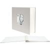 Album a vite Deknudt A66DH740SI Copertina in lino grigio 20x20 cm