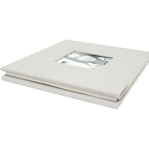 Album a vite Deknudt A66DH740SI Copertina in lino grigio...