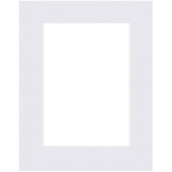Passepartout 20x30 cm per 13x18 cm extra bianco