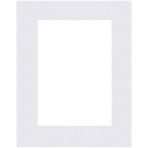Passepartout 20x30 cm per 13x18 cm extra bianco