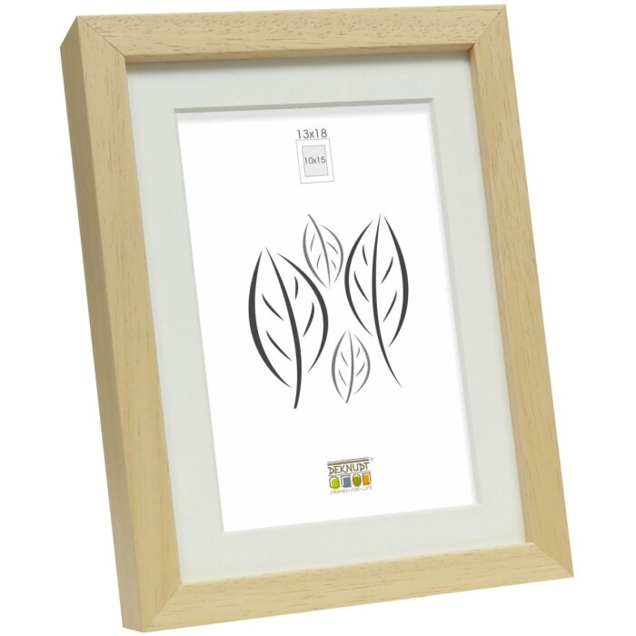 Cornice in legno Deknudt S223H1 naturale 40x50 cm