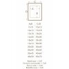 Cornice in legno Deknudt S223H1 naturale 40x50 cm