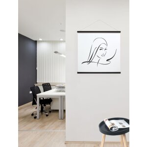 Deknudt S270 cornice per poster in legno nero 61 cm