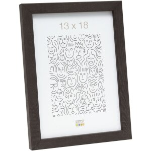 S43AH Cornice in legno Deknudt 18x24 cm nero