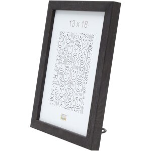 S43AH Cornice in legno Deknudt 24x30 cm nero