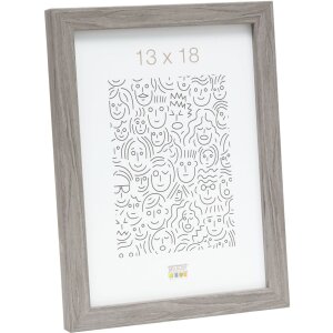 S43AH Cornice di legno Deknudt 15x15 cm Grigio
