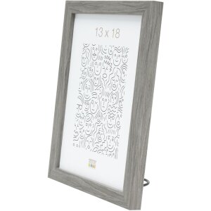 S43AH Cornice di legno Deknudt 15x15 cm Grigio