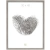 S43AH Cornice di legno Deknudt 15x15 cm Grigio
