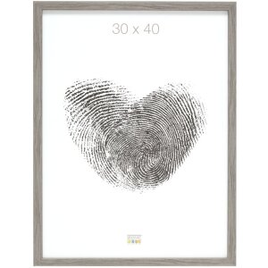 S43AH Cornice in legno Deknudt 24x30 cm grigio