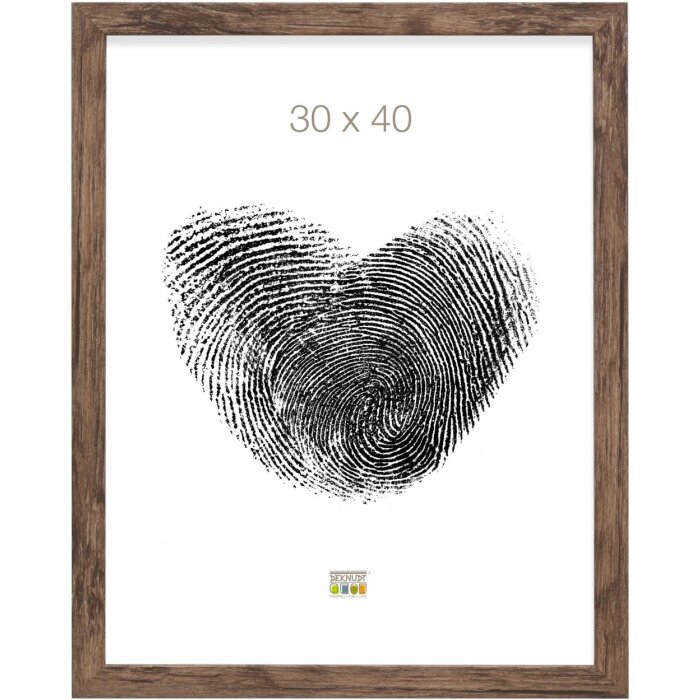 Telaio in legno S45RH3AR marrone 30x40 cm vetro antiriflesso